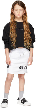 Givenchy Kids Black Cropped Sweatshirt