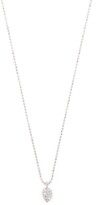 Thumbnail for your product : Anita Ko 18kt White Gold Palm Leaf Diamond Necklace