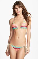 Thumbnail for your product : Luli Fama 'Wavey' Knit Front Side Tie Bikini Bottoms