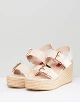 Thumbnail for your product : London Rebel Buckle Wedge Sandal