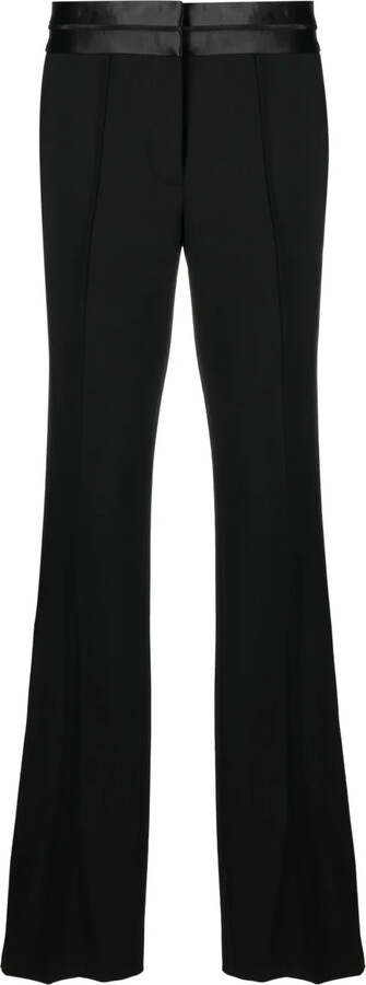 Helmut Lang Satin-Trimmed Bootcut Trousers