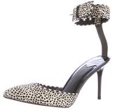 Thumbnail for your product : Brian Atwood Ponyhair Pointed-Toe Sandals