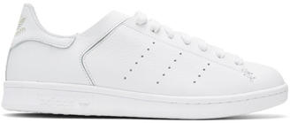 adidas White Stan Smith Lea Sock Sneakers