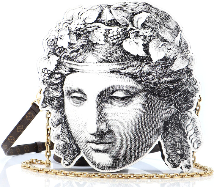 Louis Vuitton Pochette Tete Limited Edition Fornasetti Architettura Print  Leather and Monogram Canvas - ShopStyle Clutches