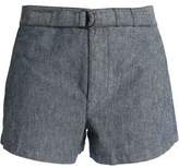 Thumbnail for your product : A.P.C. Belted Cotton And Linen-Blend Shorts