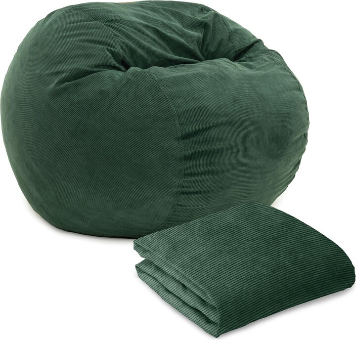 CordaRoy's Queen Size Corduroy Bean Bag Chair Cover (Bean Bag Sold