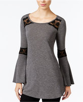 Thumbnail for your product : Amy Byer BCX Juniors' Bell-Sleeve Top