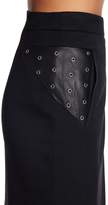 Thumbnail for your product : The Kooples Grommet Panel Skirt