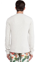 Thumbnail for your product : Scotch & Soda Long Sleeve Waffle Structured Granddad w/ 3D Ribs