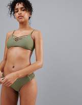 Thumbnail for your product : Hollister Caged Bikini Top