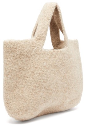 LAUREN MANOOGIAN Oval Knitted Tote - Beige