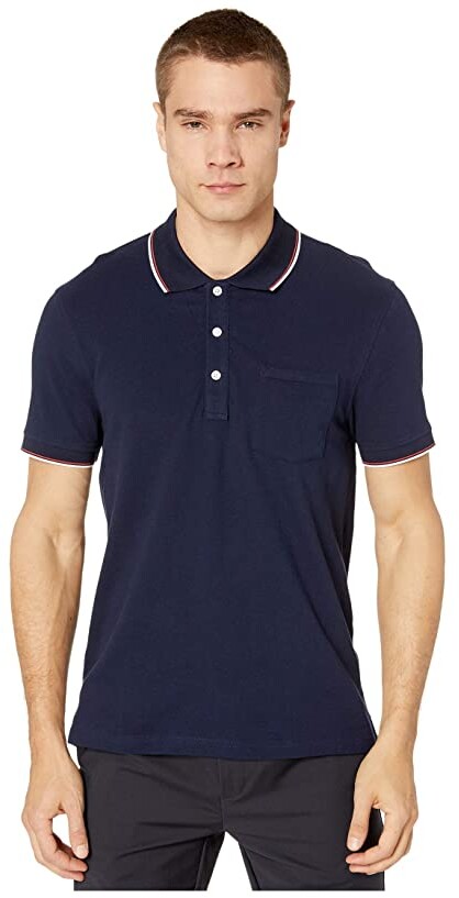 J.Crew Stretch Pique Double Tipped Polo - ShopStyle
