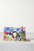 Thumbnail for your product : Gucci + Ken Scott Dionysus Super Mini Floral-print Leather Shoulder Bag
