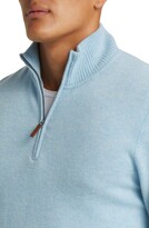 Thumbnail for your product : Nordstrom Cashmere Quarter Zip Pullover Sweater