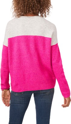 Vince Camuto Extend Shoulder Colorblock Sweater