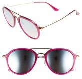 Thumbnail for your product : Ray-Ban Women's Youngster 53Mm Aviator Sunglasses - Fuchsia