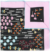 Thumbnail for your product : Valentino Garavani foulard flower stem scarf