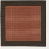 Thumbnail for your product : Couristan 1005/5005 Recife Checkered Field Natural/Green Rug, 8-Feet 6-Inch Round