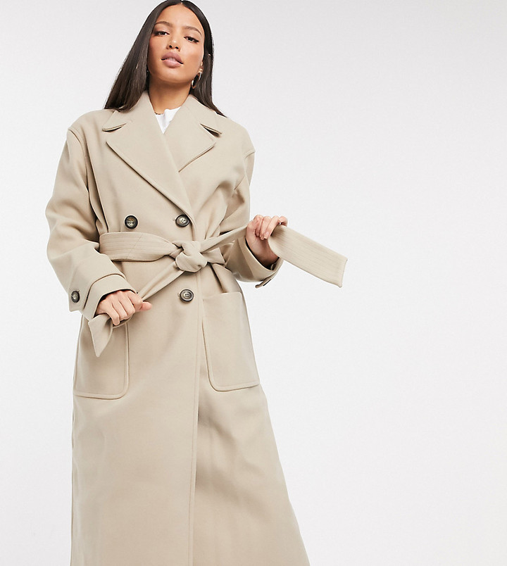 tall belted coat