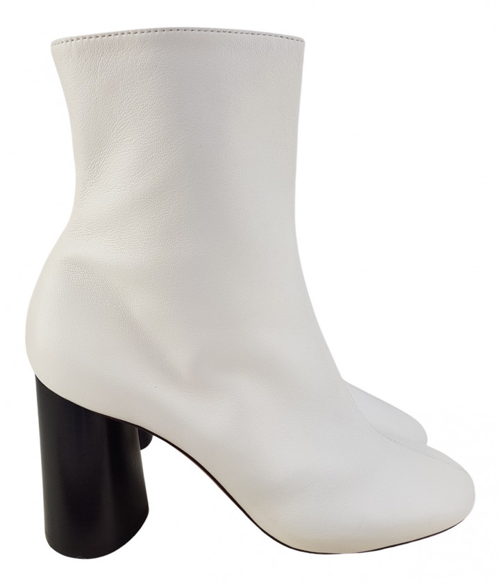 celine white boots