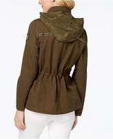 Thumbnail for your product : Vince Camuto Hooded Patch-Detail Anorak