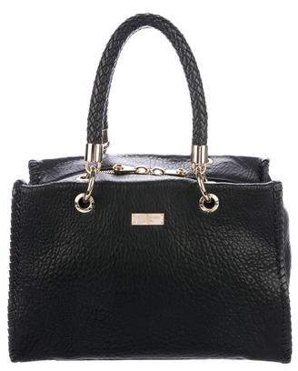 Henri Bendel Grained Leather Handle Bag