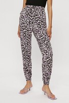 Thumbnail for your product : Dorothy Perkins Women's Tall Lilac Ditsy Floral Tie Waist Jogger - 12