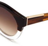 Thumbnail for your product : Nobrand x Linda Farrow 'Key-hole' sunglasses