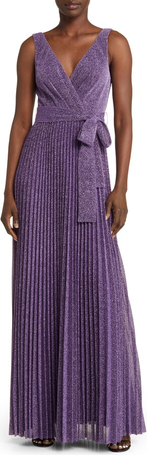 Purple Metallic Dress | ShopStyle