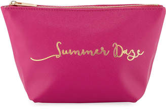 Neiman Marcus Printed Cosmetics Pouch Bag - Summer Daze