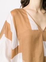 Thumbnail for your product : ODYSSEE Geometric-Print Sheer Kaftan