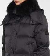 Thumbnail for your product : Yves Salomon Army shearling-trimmed down jacket