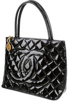 Thumbnail for your product : Chanel Patent Medallion Tote