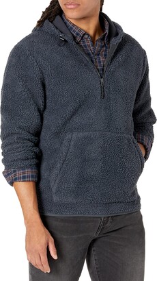 Goodthreads Sherpa Fleece Zip Pullover With Hood Jacket