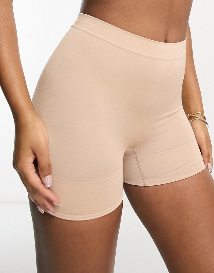 Magic Bodyfashion low back contour shaping bodysuit with shorts detail in  beige - ShopStyle Shapewear