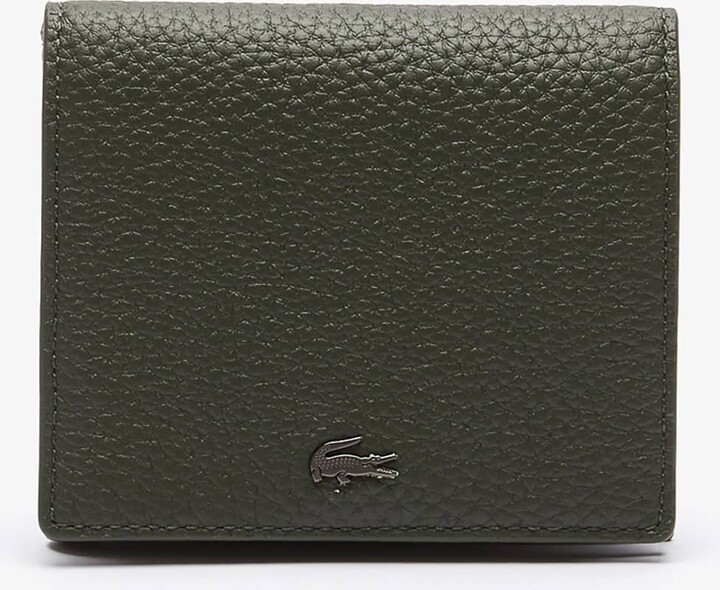 Lacoste Men’s Soft Matte Small Grained Leather Foldable Wallet ShopStyle