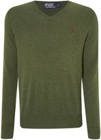 Thumbnail for your product : Polo Ralph Lauren Men's Classic merino wool v neck jumper