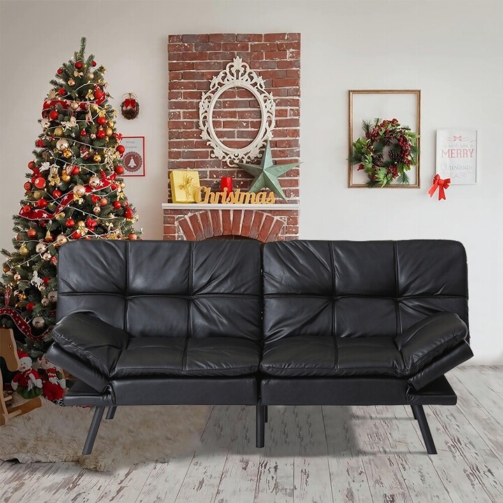 molamola Convertible Futon Sofa Bed with SplitBack Recline for Studio