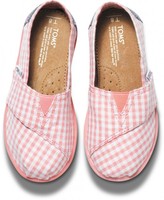 Thumbnail for your product : Toms Pink Seersucker Tiny Classics