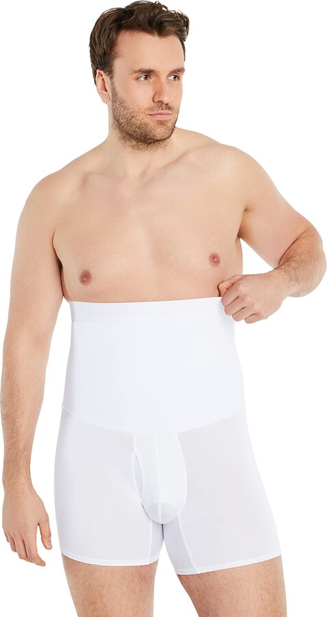 Men Shapewear Compression Body Shaper High Waist Tummy Control