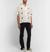Thumbnail for your product : Rhude Camp-Collar Printed Woven Shirt