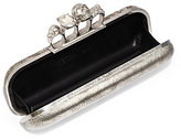 Thumbnail for your product : Alexander McQueen Tarnished Metallic Knuckle Box Clutch