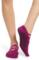 Thumbnail for your product : Toesox Elle Groovy Full Toe Gripper Socks