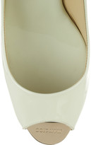 Thumbnail for your product : Jimmy Choo Prova patent-leather wedge slingbacks