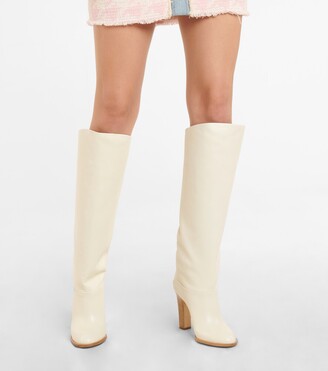 Paris Texas Kiki leather knee-high boots