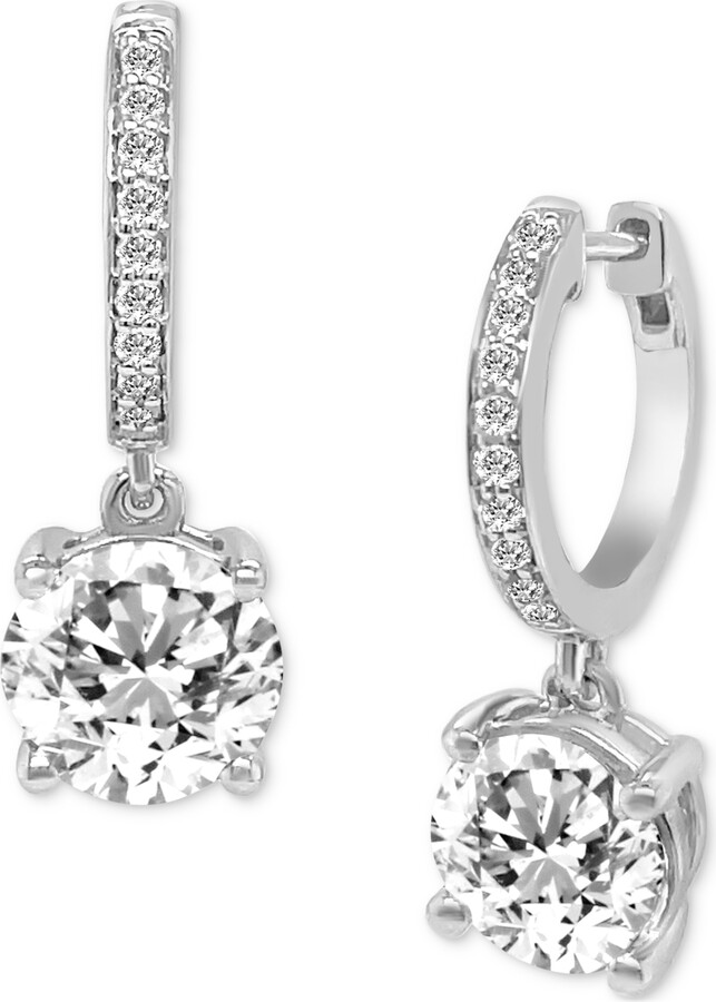 Badgley Mischka 14K White Gold Lab Grown Round Created Diamond
