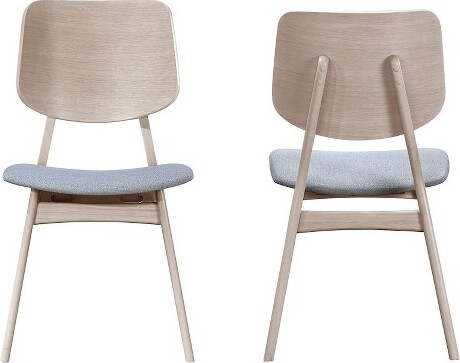 New Classic NewClassicFurnitureOscarWoodBackDiningChair(Setof2)WhiteAsh