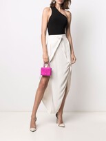Thumbnail for your product : BEVZA High-Rise Asymmetric Skirt