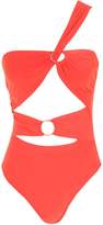 Thumbnail for your product : boohoo O Ring One Shoulder Cut Out Bodysuit