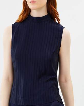 Stand-Up Collar Top